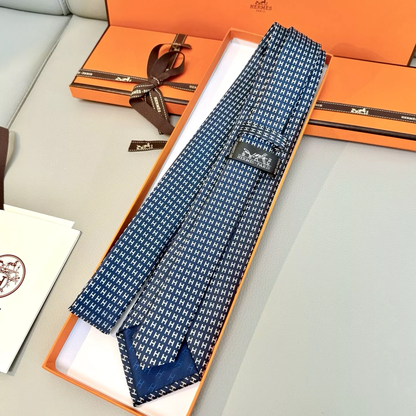 Functional 8066 Hermes Necktie