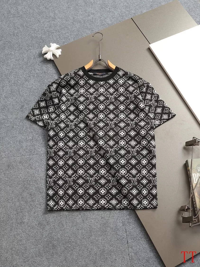 Functional 8609 Louis Vuitton LV T-Shirts Short Sleeved For Unisex
