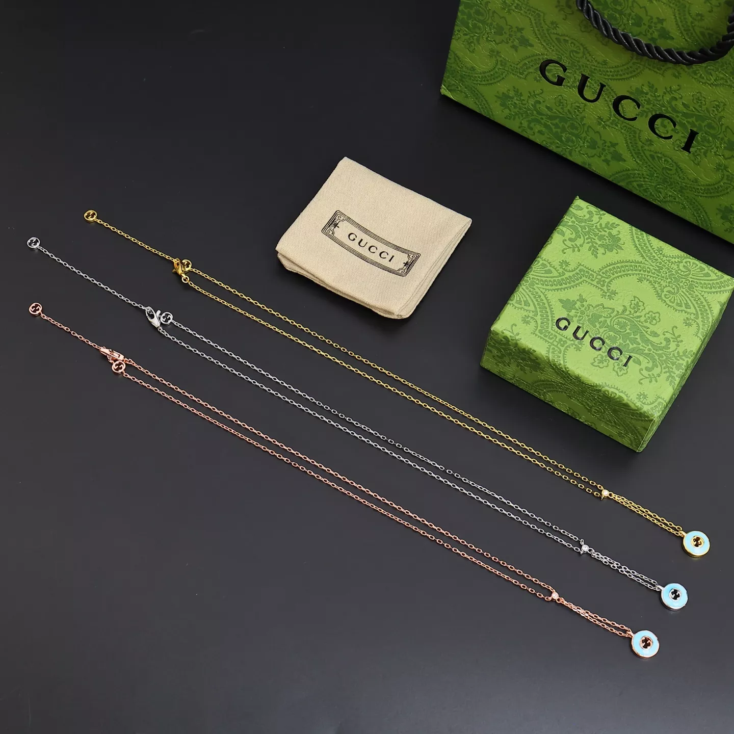 Functional 8807 Gucci Necklaces