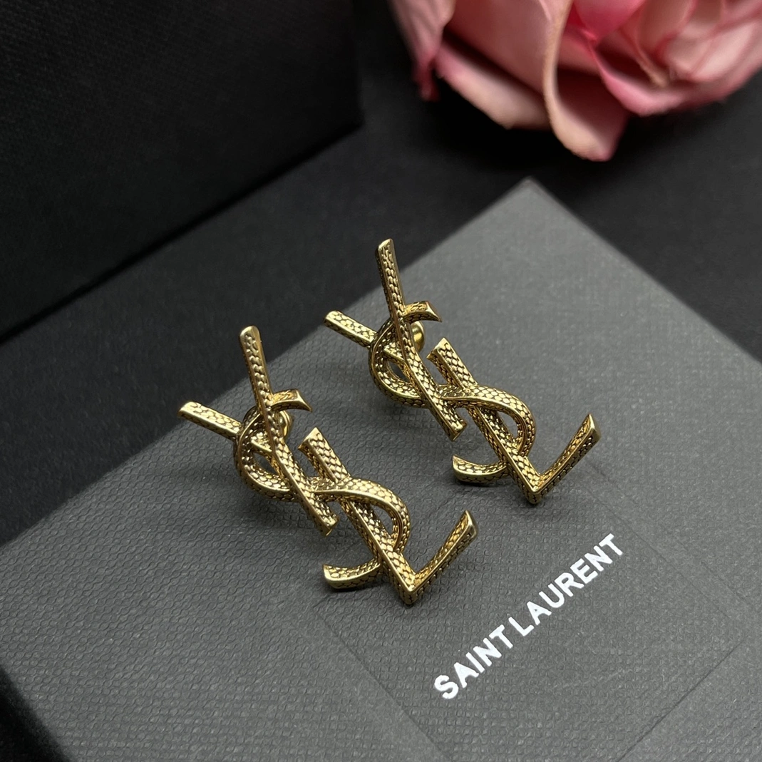 Functional 9095 Yves Saint Laurent YSL Earrings For Women