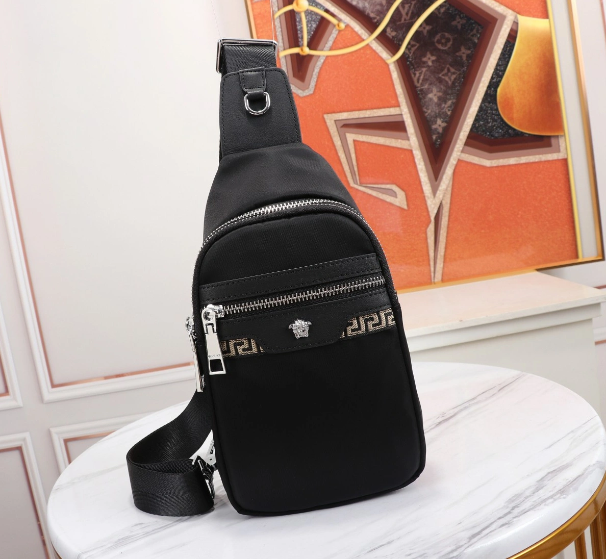 Functional 9318 Versace AAA Man Messenger Bags