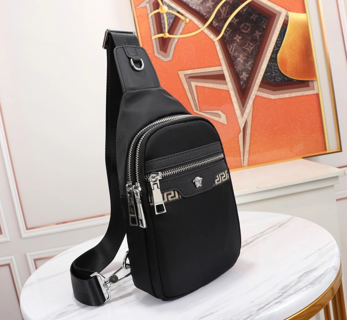 Functional 9318 Versace AAA Man Messenger Bags