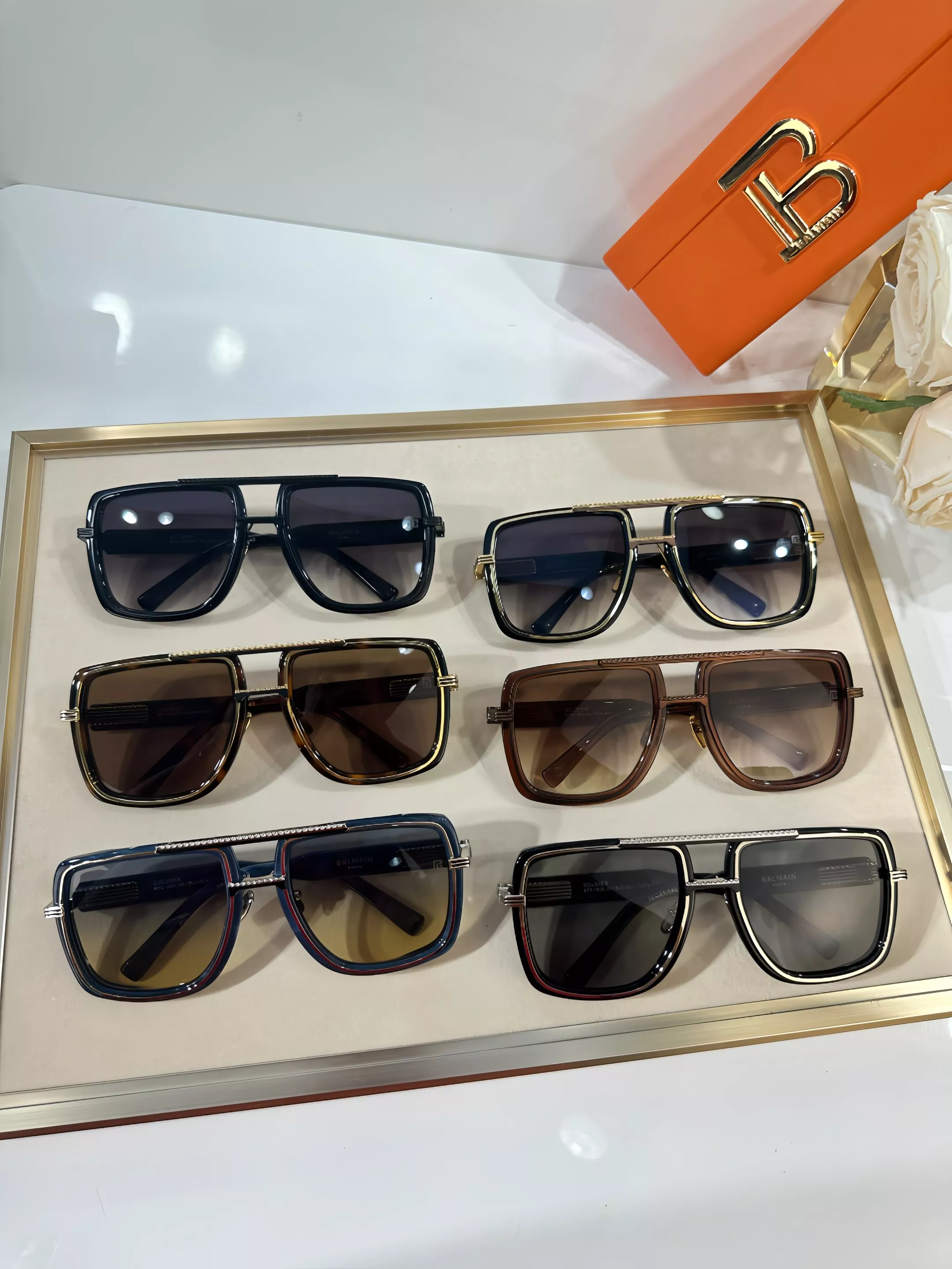 Functional 980 Balmain AAA Quality Sunglasses