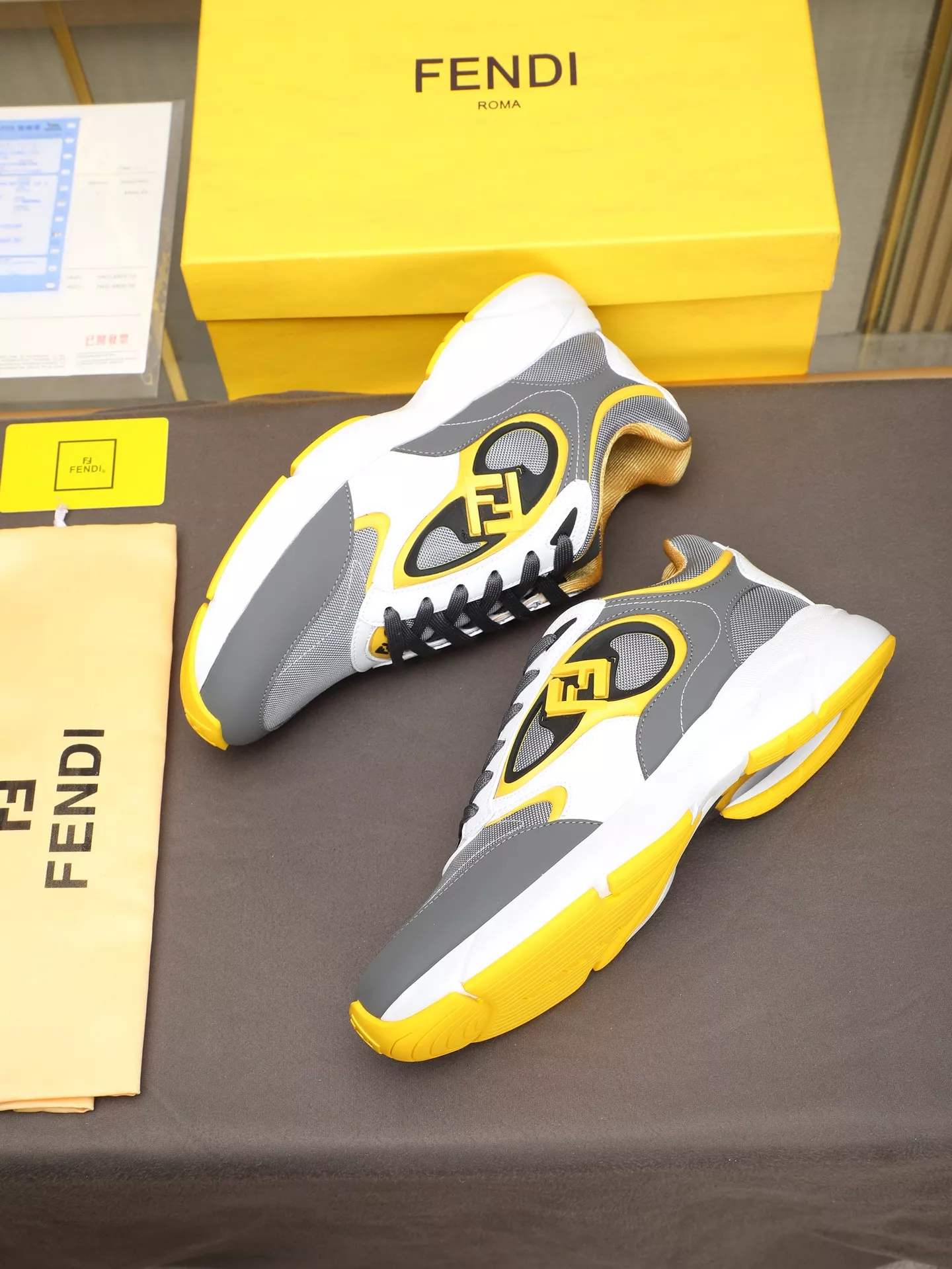 Functional 9932 Fendi Casual Shoes For Men