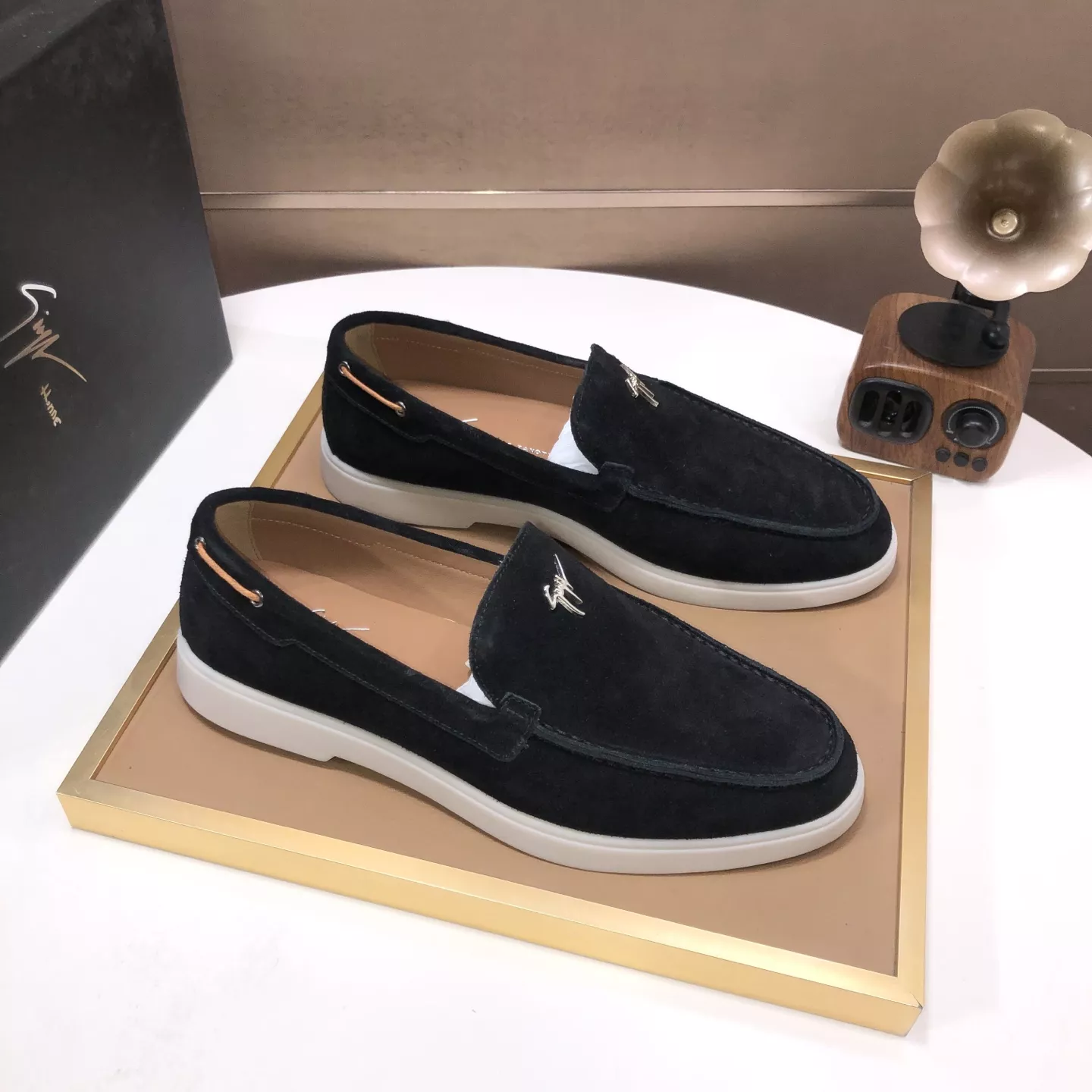 Giuseppe Zanotti GZ Leather Shoes For Men Bold 9158