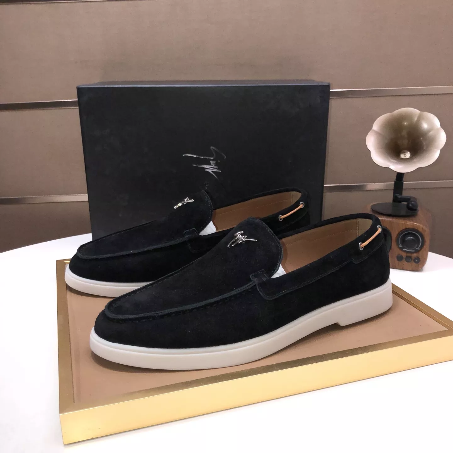 Giuseppe Zanotti GZ Leather Shoes For Men Bold 9158