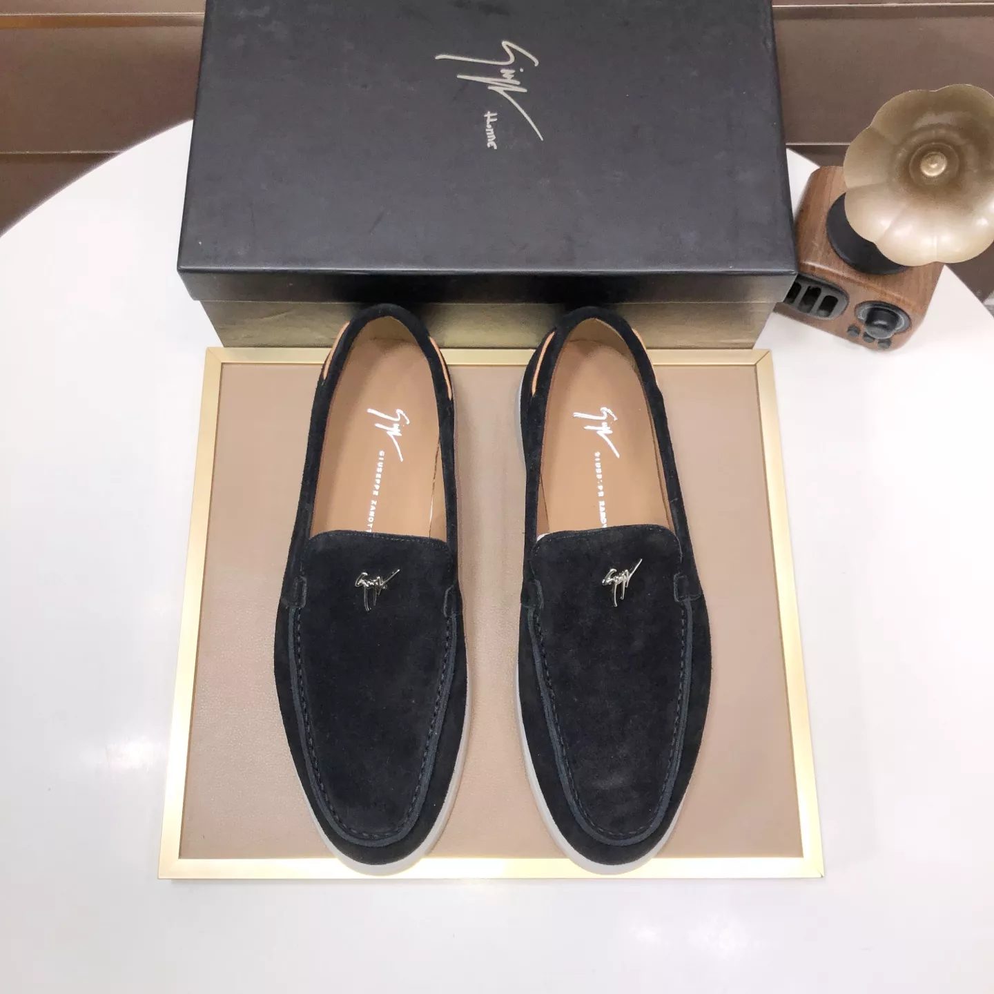 Giuseppe Zanotti GZ Leather Shoes For Men Bold 9158