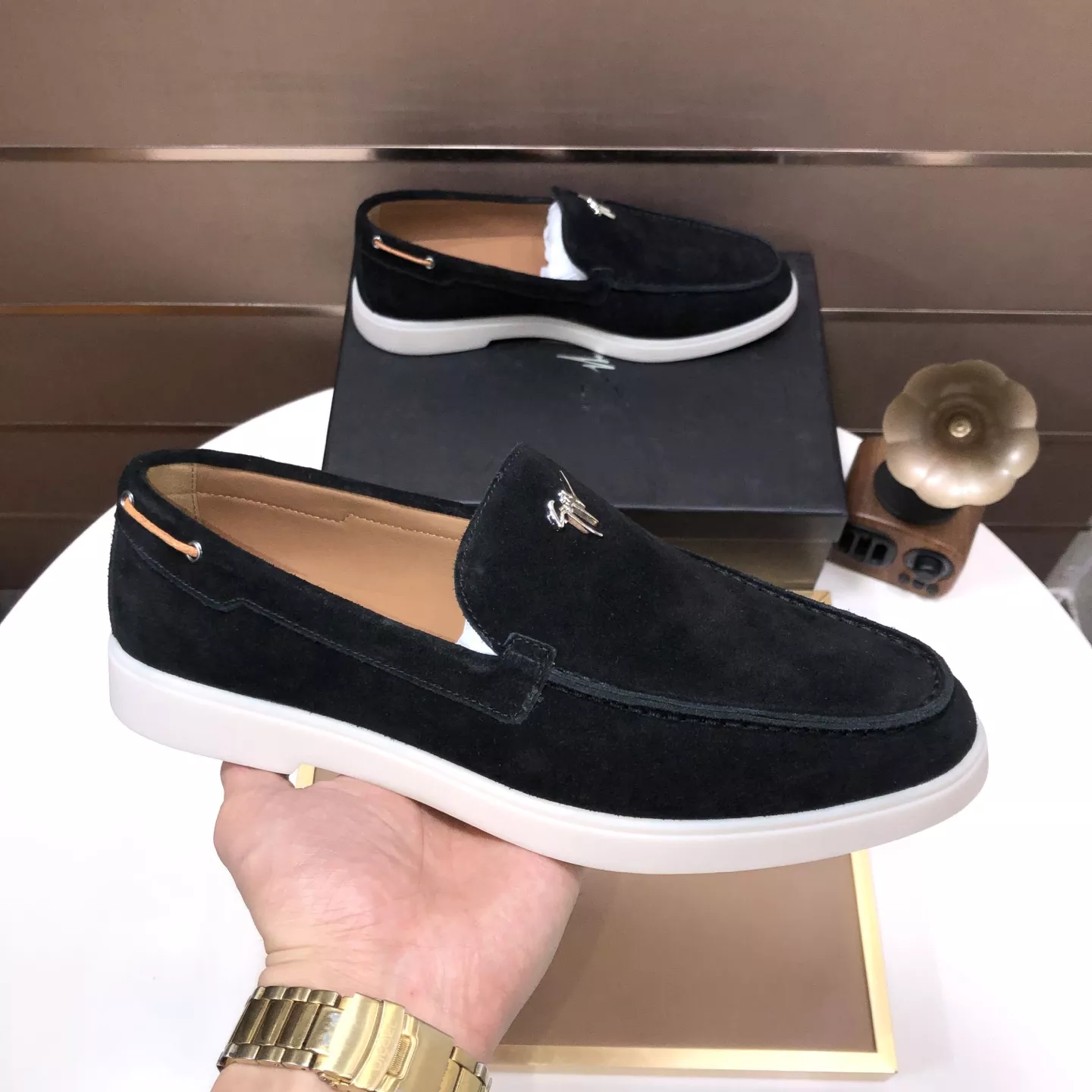 Giuseppe Zanotti GZ Leather Shoes For Men Bold 9158
