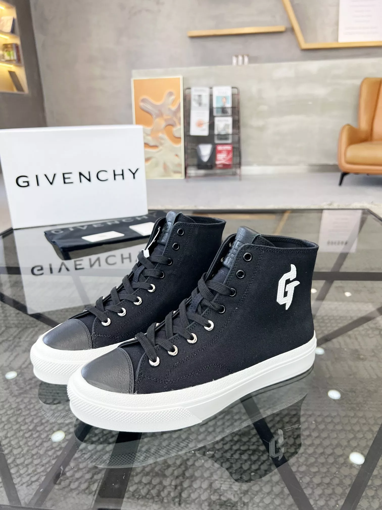 Givenchy High Tops Shoes For Men Functional 7089