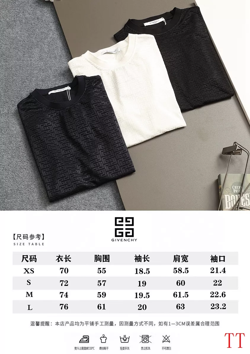 Givenchy T-Shirts Short Sleeved For Unisex Trendsetting 9861
