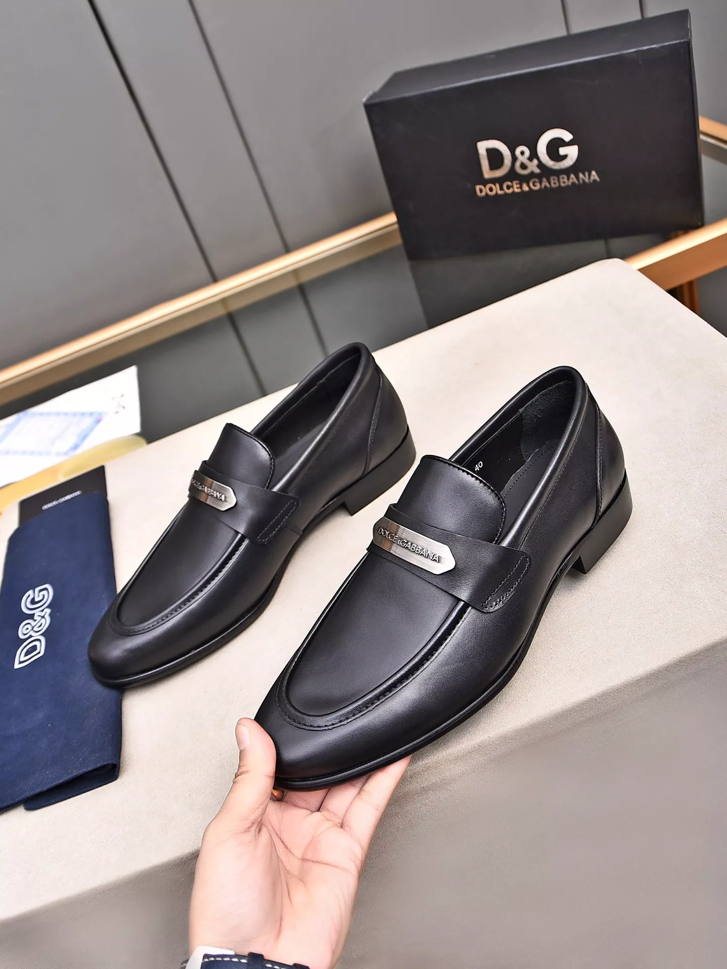 GoAnywhere 1795 Dolce & Gabbana D&G Leather Shoes For Men