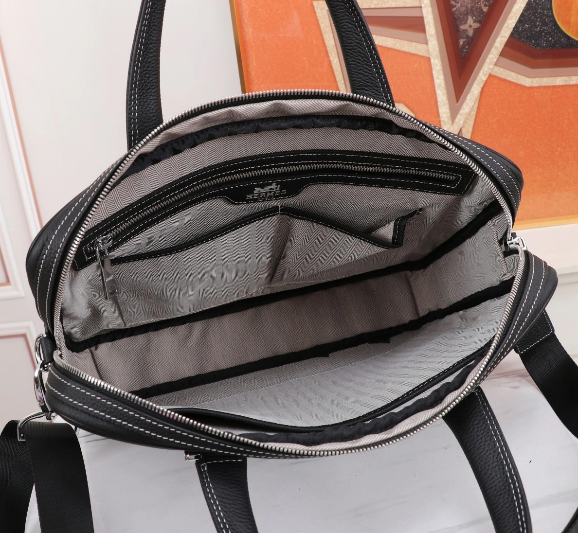 GoAnywhere 3454 Hermes AAA Man Handbags