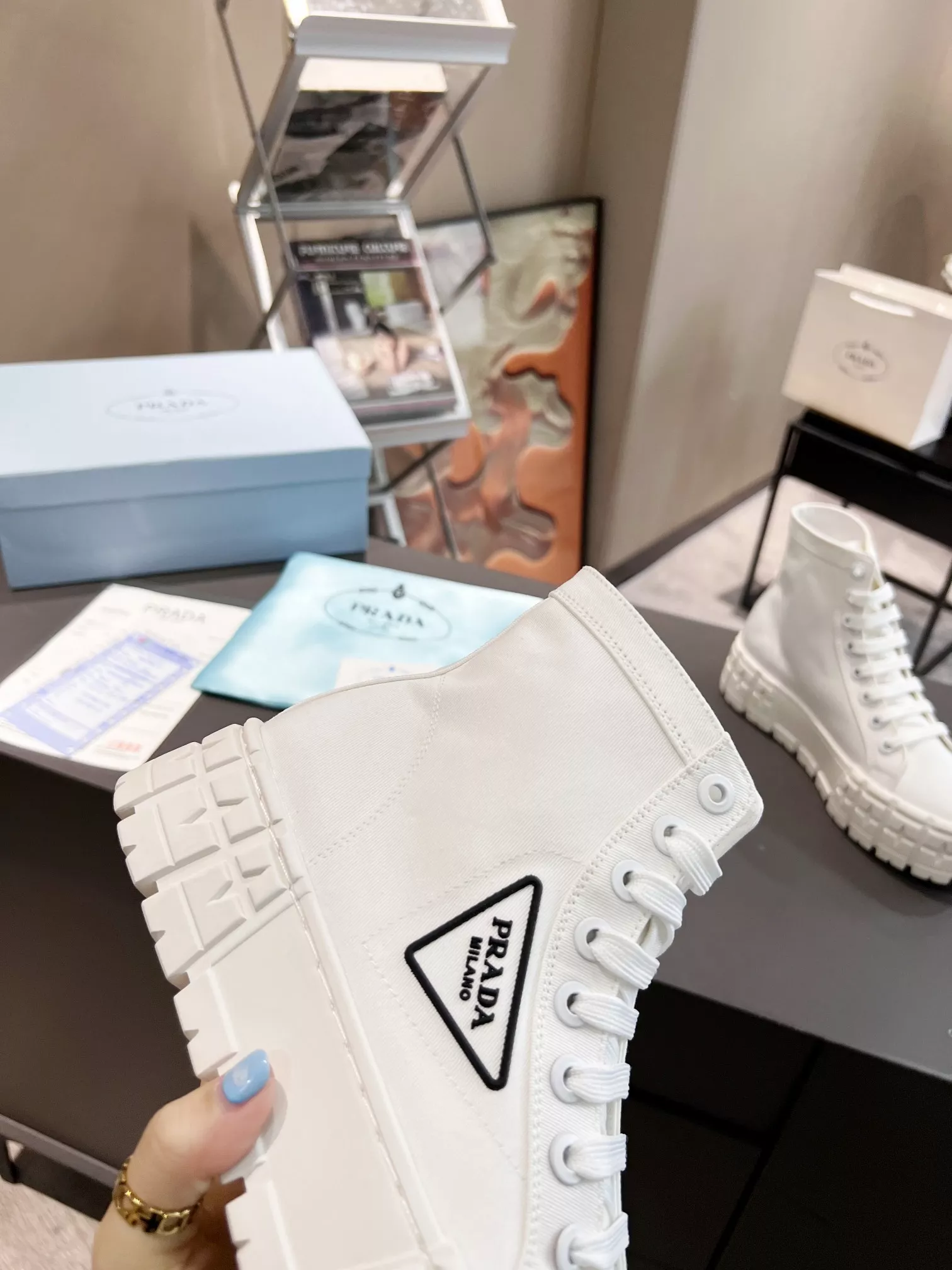 GoAnywhere 3745 Prada High Top Shoes For Women