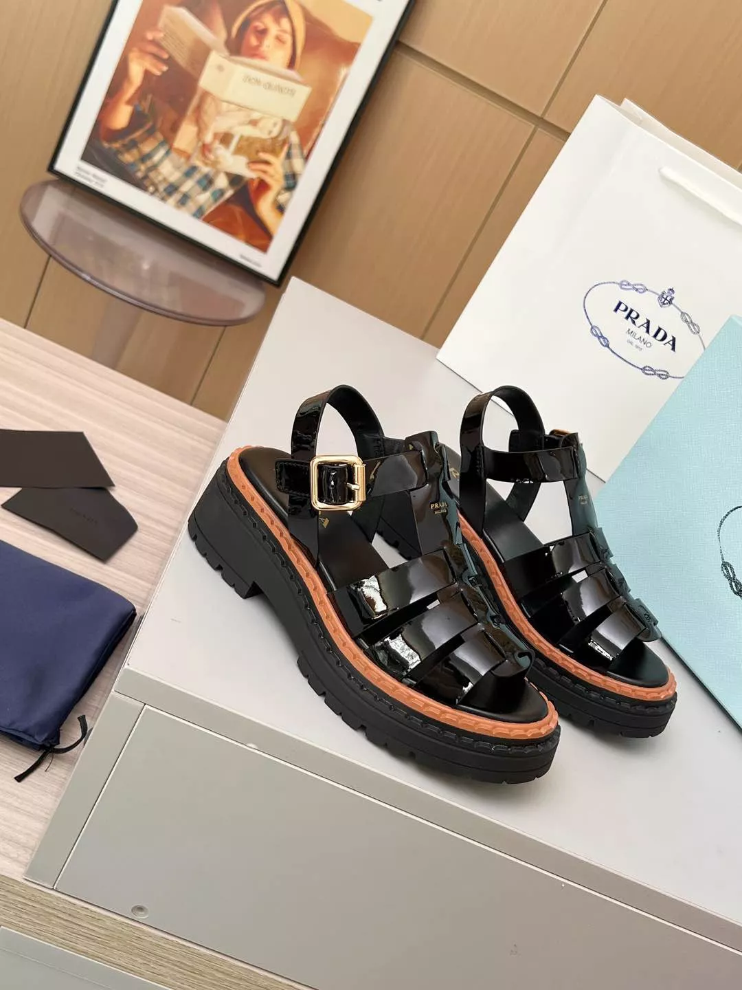 GoAnywhere 3778 Prada Sandal For Women