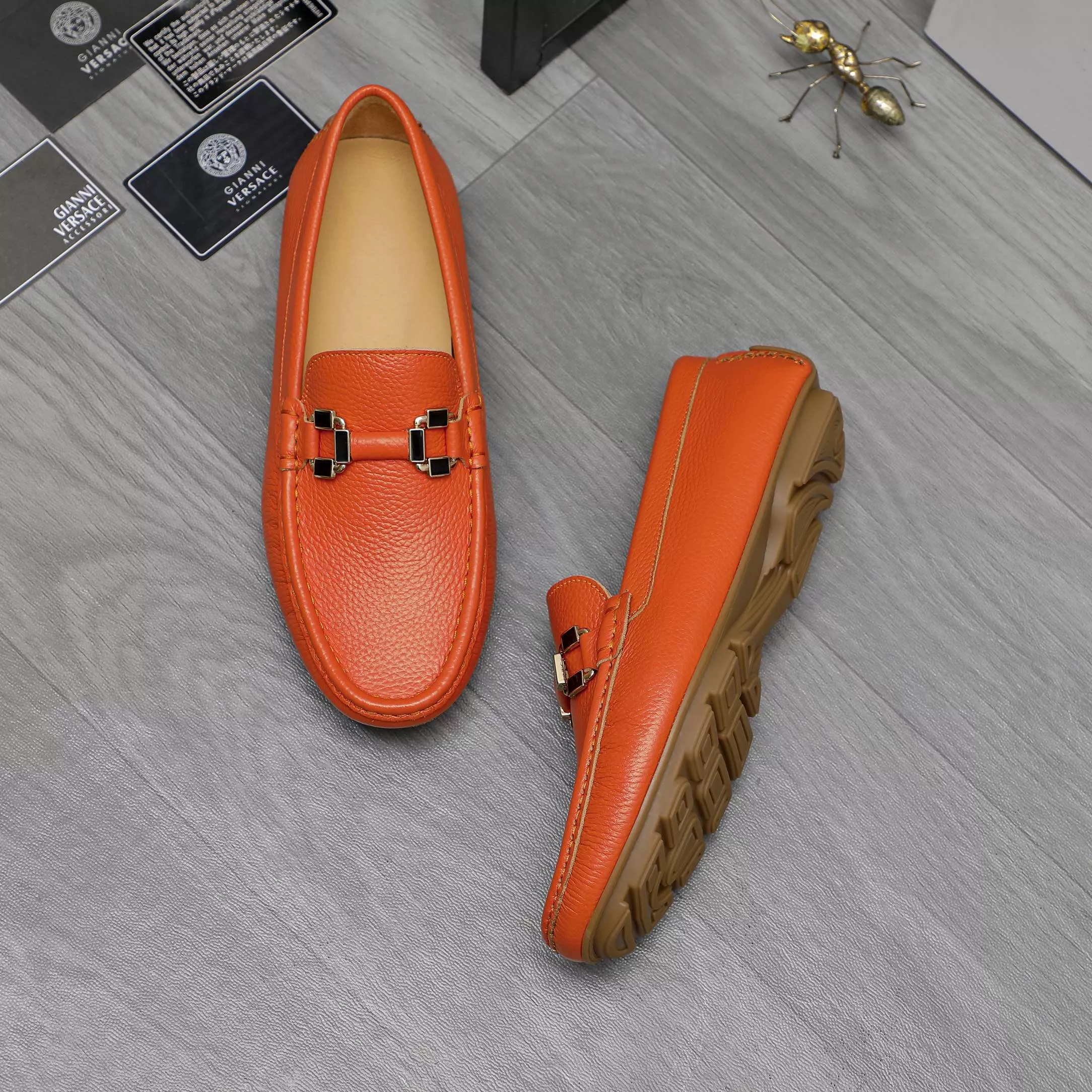 GoAnywhere 502 Versace Leather Shoes For Men
