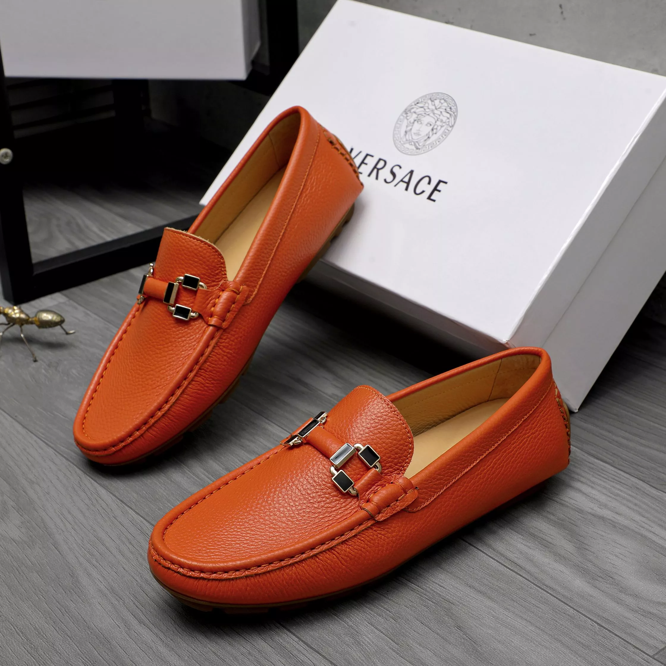 GoAnywhere 502 Versace Leather Shoes For Men