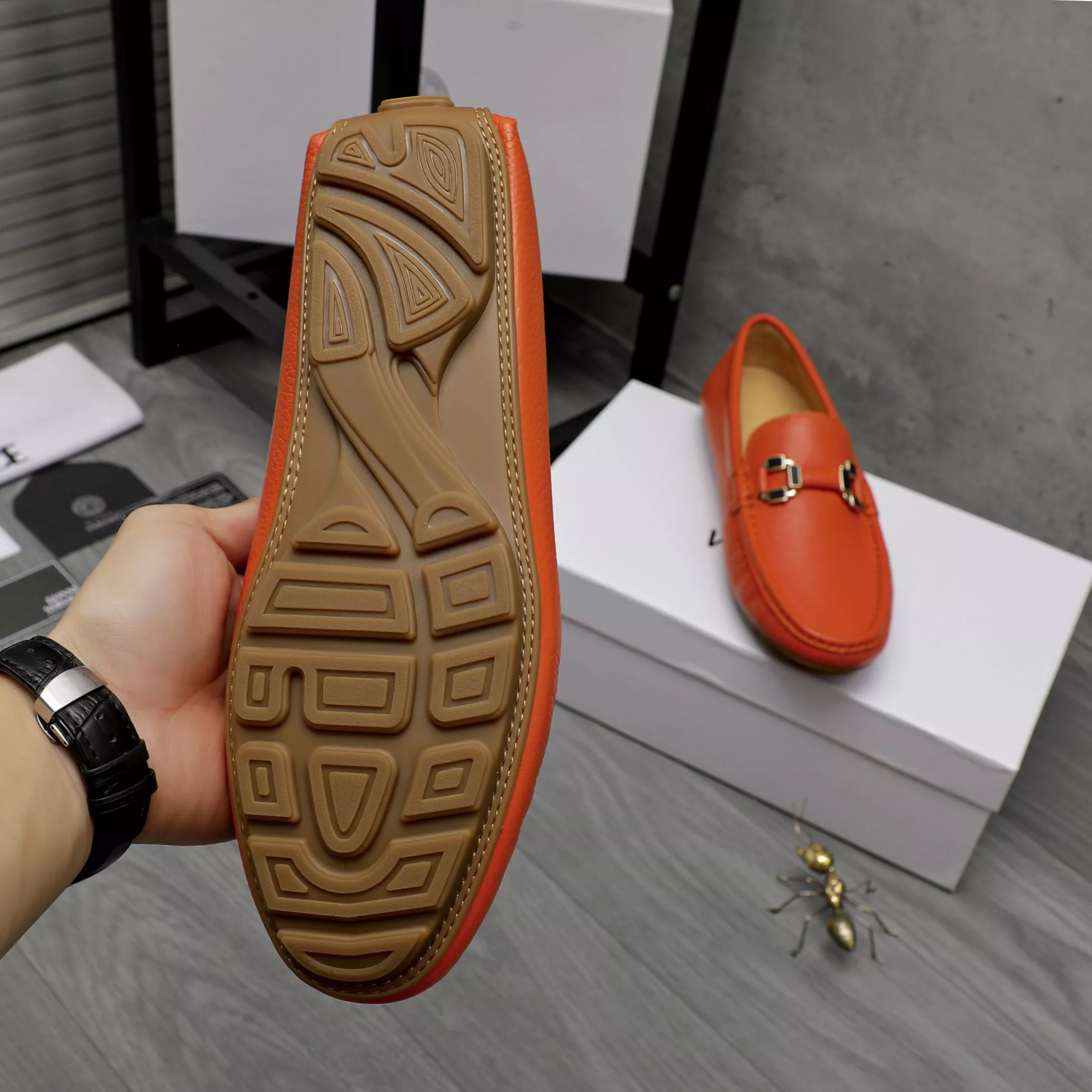 GoAnywhere 502 Versace Leather Shoes For Men