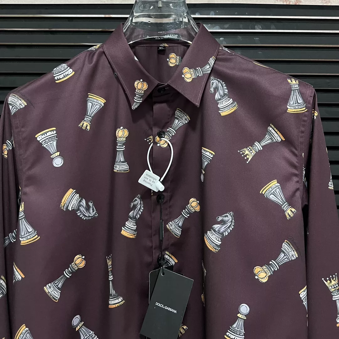 GoAnywhere 5567 Dolce & Gabbana D&G Shirts Long Sleeved For Men