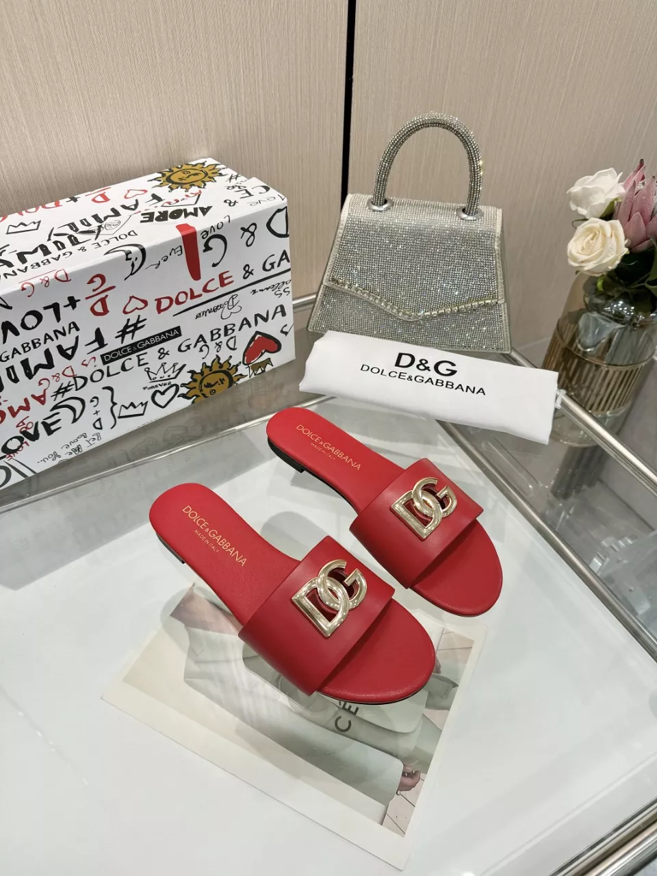 GoAnywhere 5686 Dolce & Gabbana D&G Slippers For Women