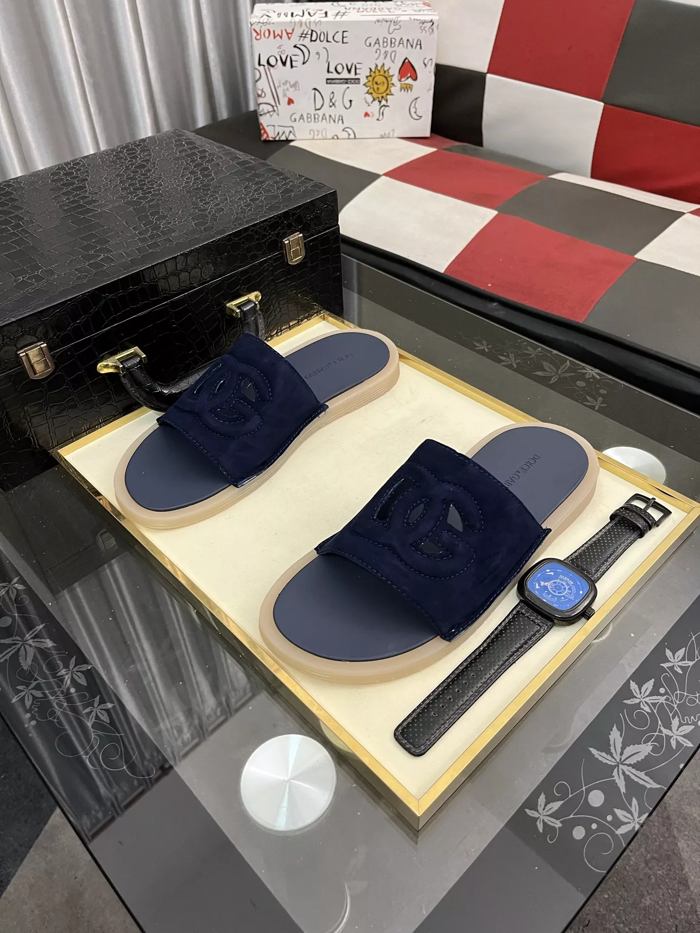 GoAnywhere 6290 Dolce & Gabbana D&G Slippers For Men