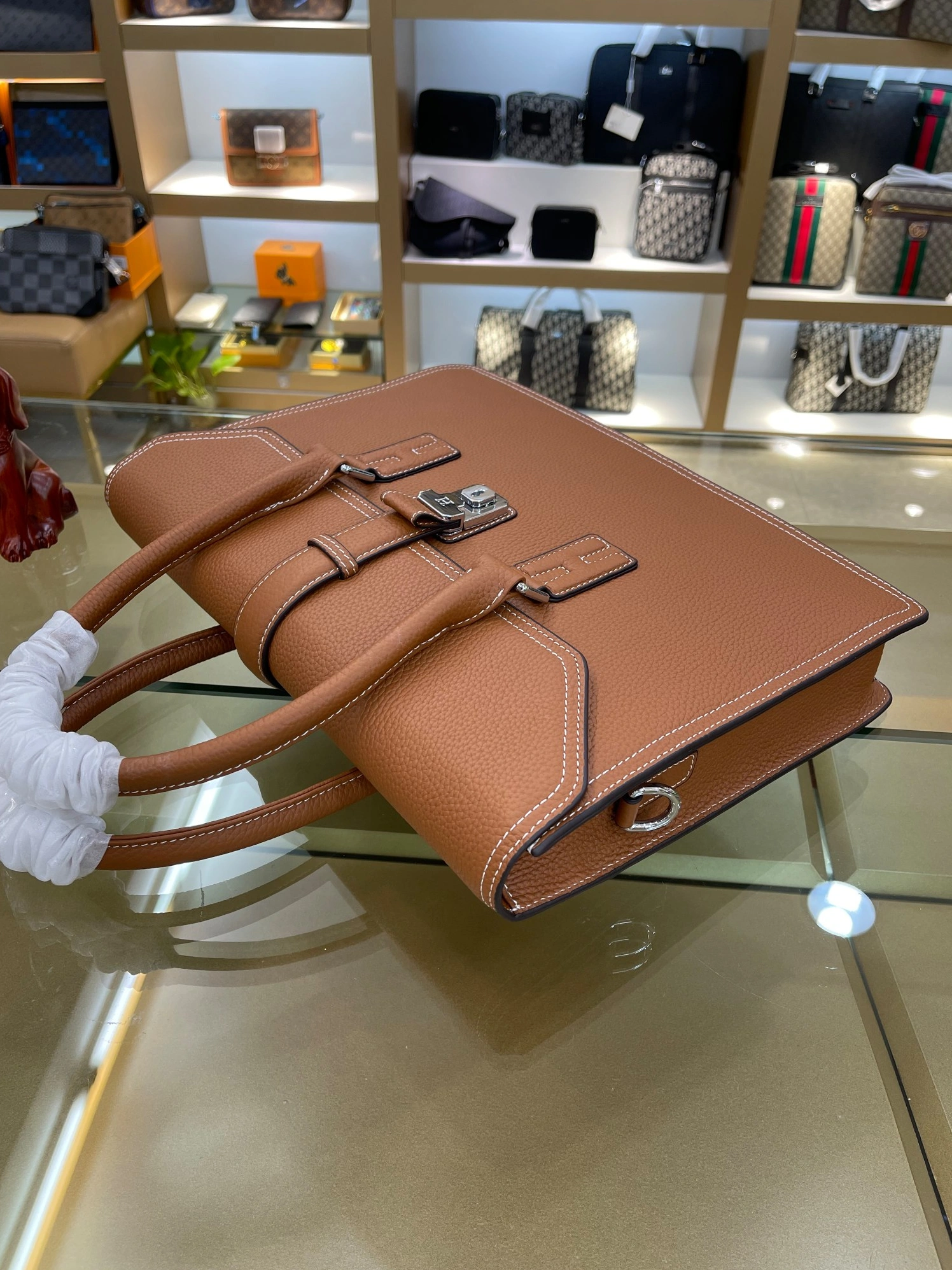 GoAnywhere 643 Hermes AAA Man Handbags