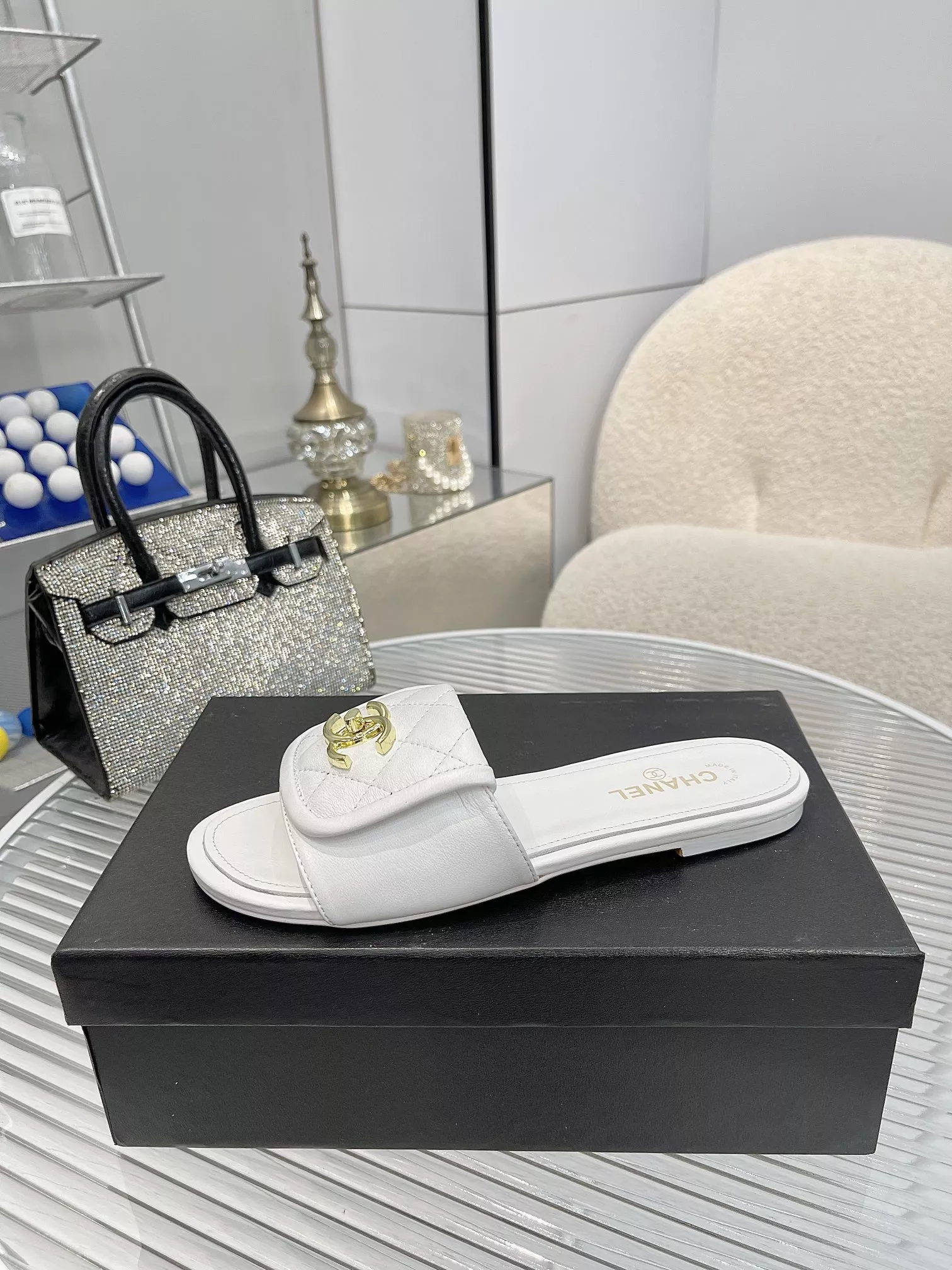 GoAnywhere 655 Chanel Slippers For Women