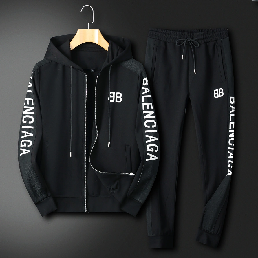 GoAnywhere 7044 Balenciaga Fashion Tracksuits Long Sleeved For Men