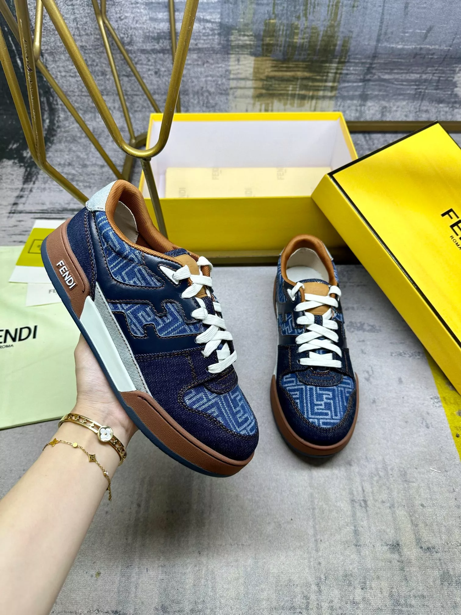 GoAnywhere 7077 Fendi Casual Shoes For Men
