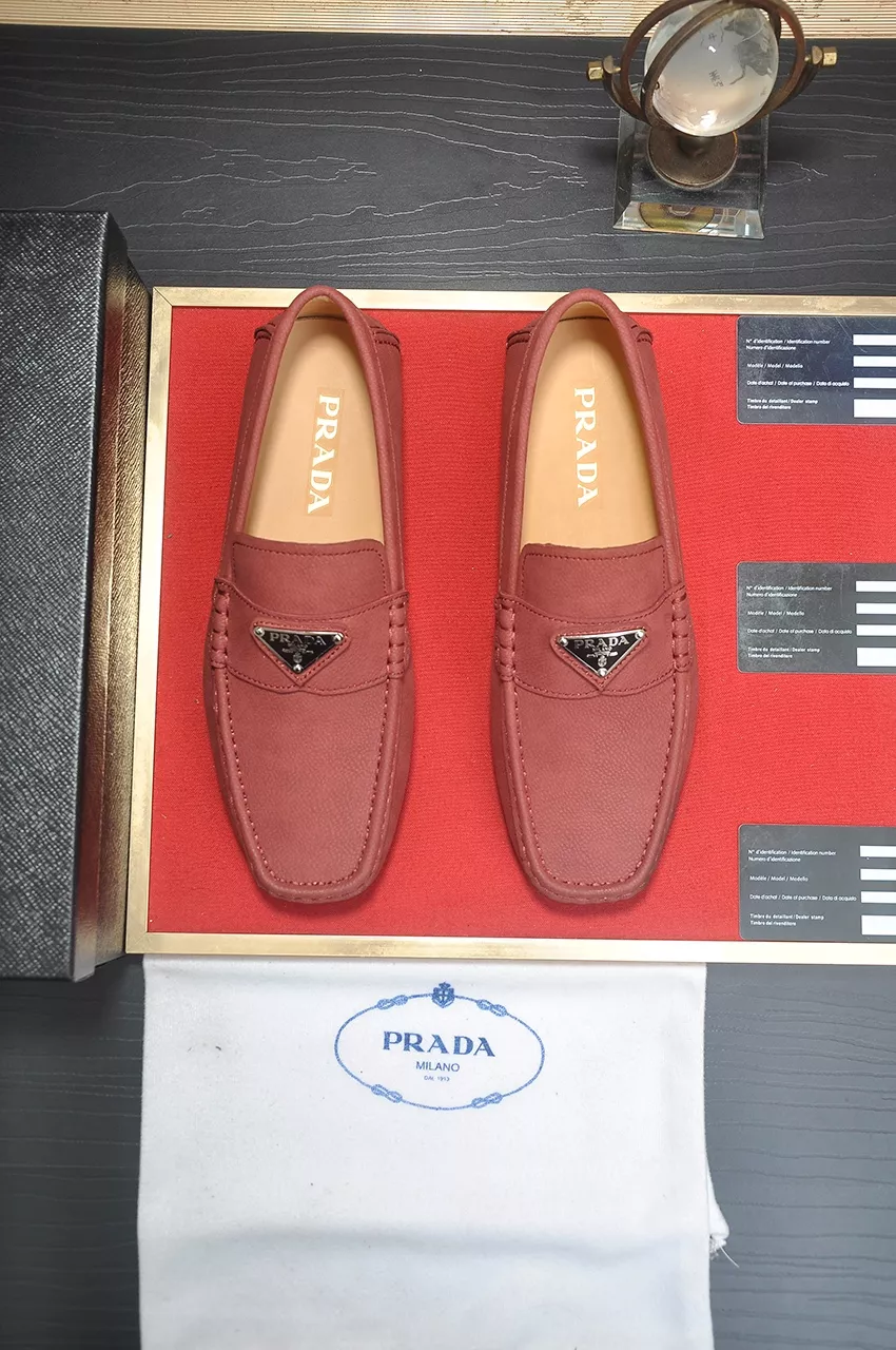 GoAnywhere 8822 Prada Leather Shoes For Men