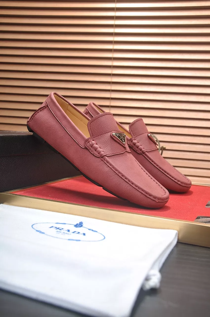 GoAnywhere 8822 Prada Leather Shoes For Men
