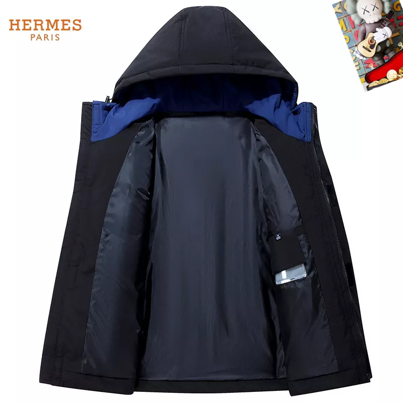 GoAnywhere 9352 Hermes Down Feather Coat Long Sleeved For Men