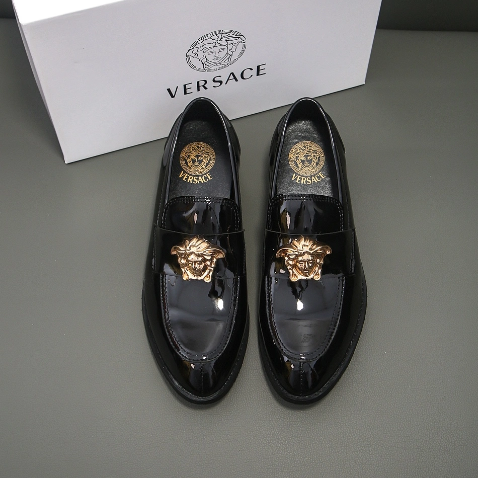 GoAnywhere 9516 Versace Leather Shoes For Men