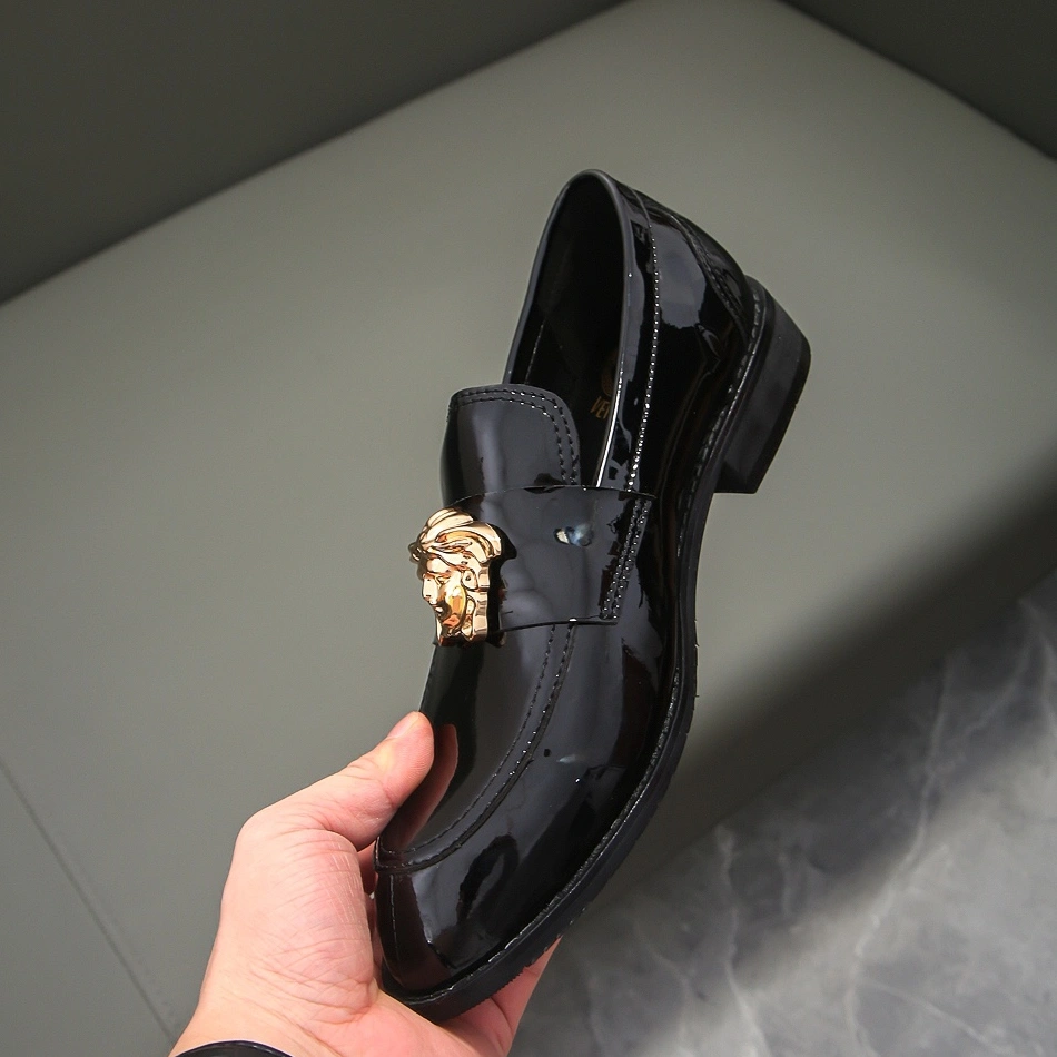 GoAnywhere 9516 Versace Leather Shoes For Men