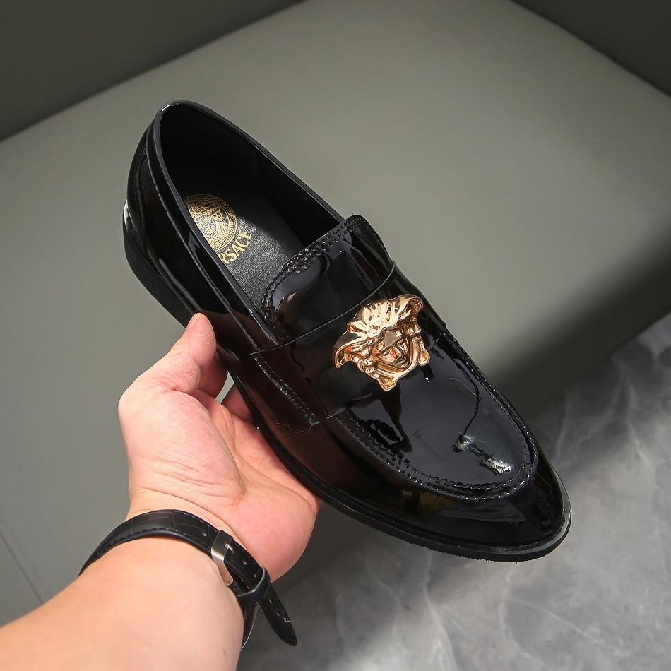 GoAnywhere 9516 Versace Leather Shoes For Men
