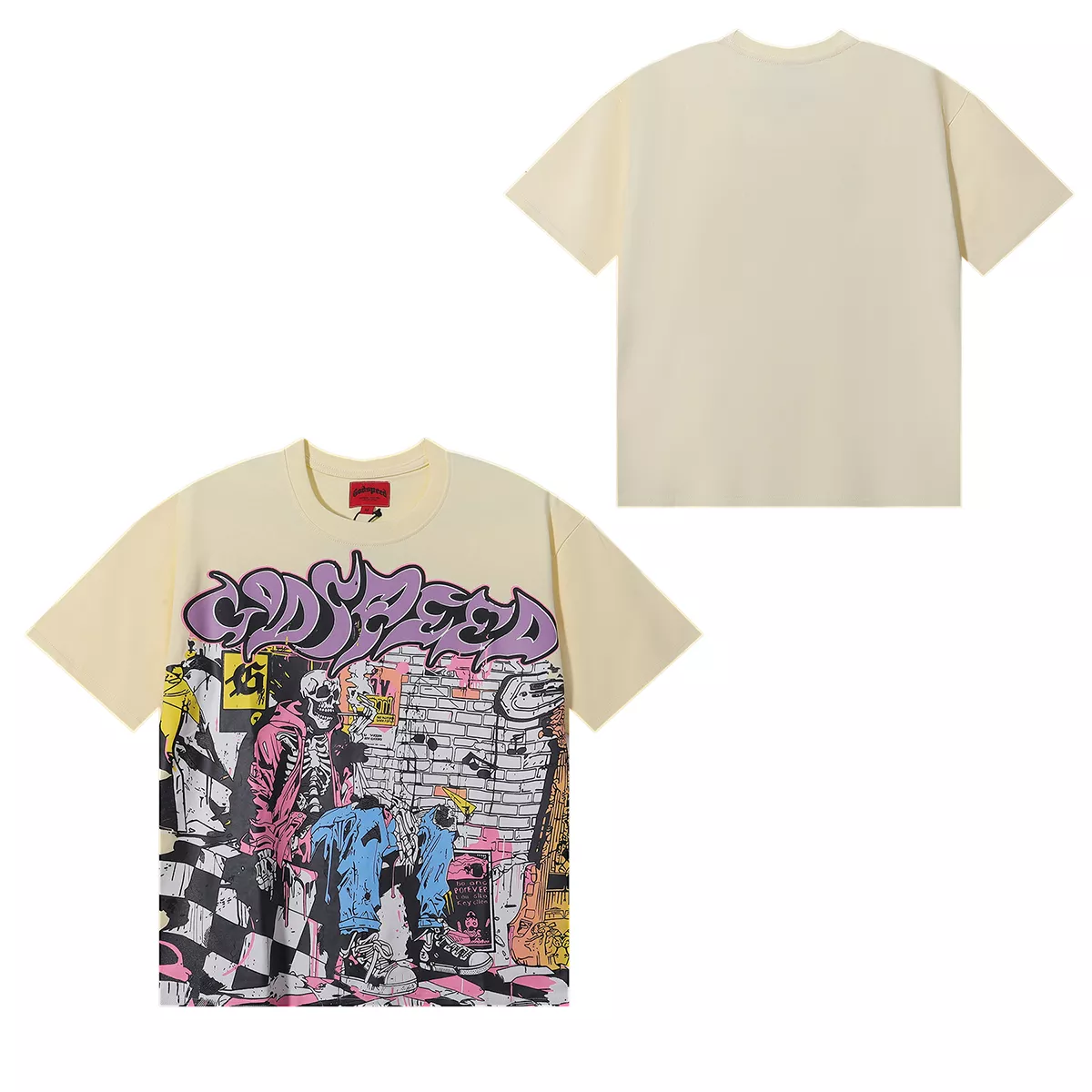 Godspeed T-Shirts Short Sleeved For Unisex Elegant 8870