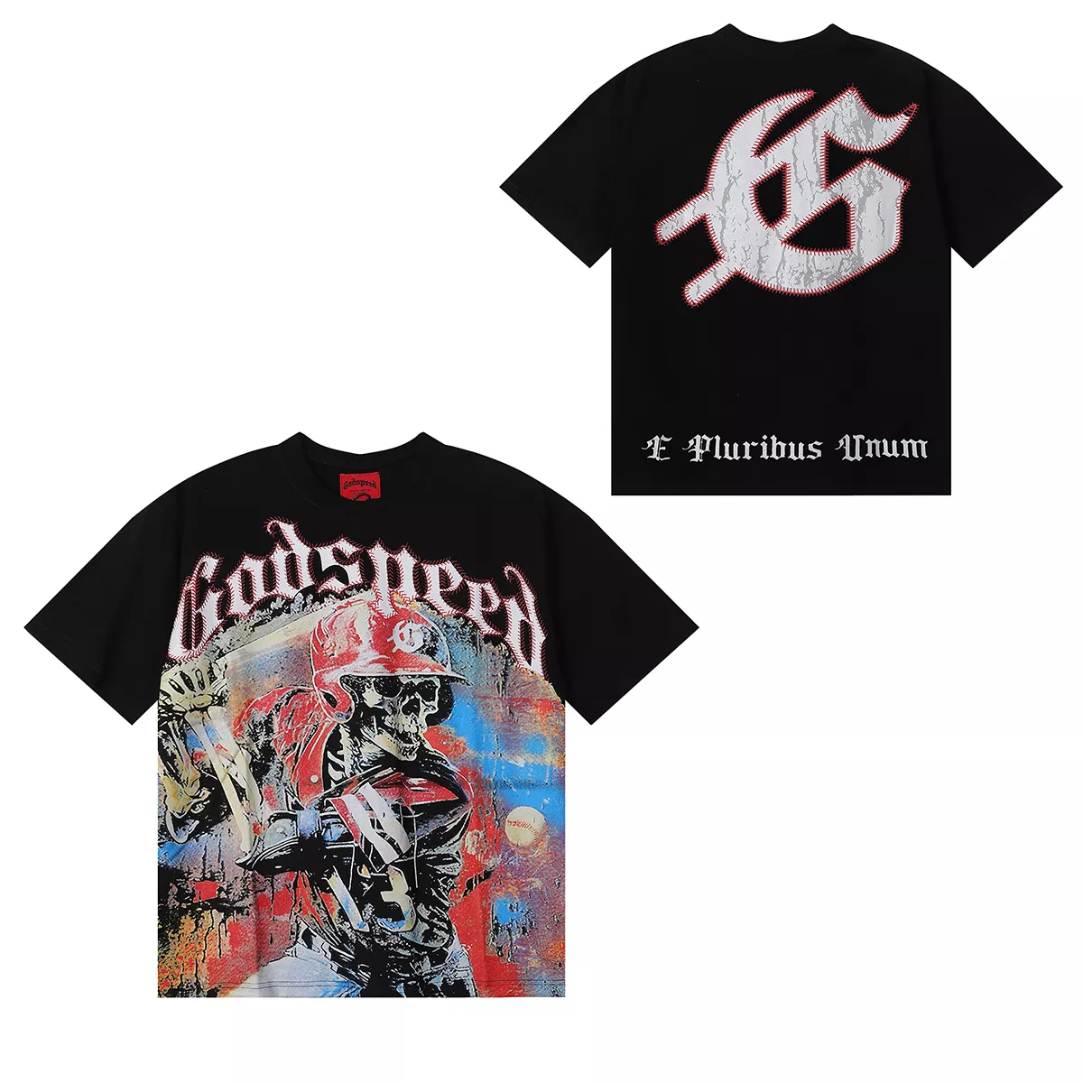 Godspeed T-Shirts Short Sleeved For Unisex Popular 6469