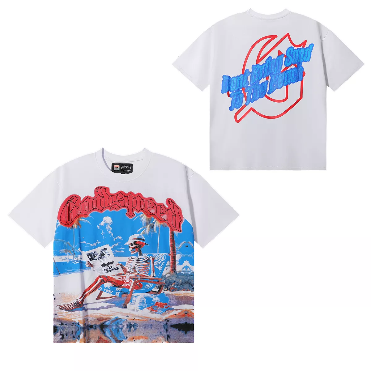 Godspeed T-Shirts Short Sleeved For Unisex Sleek 4409
