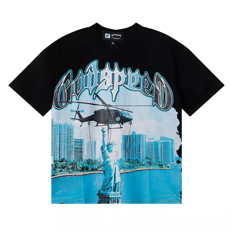 Godspeed T-Shirts Short Sleeved For Unisex Stylish 5394