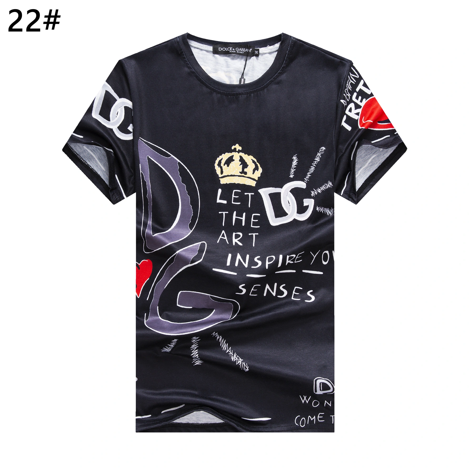 GoodFit 1457 Dolce & Gabbana D&G T-Shirts Short Sleeved For Men
