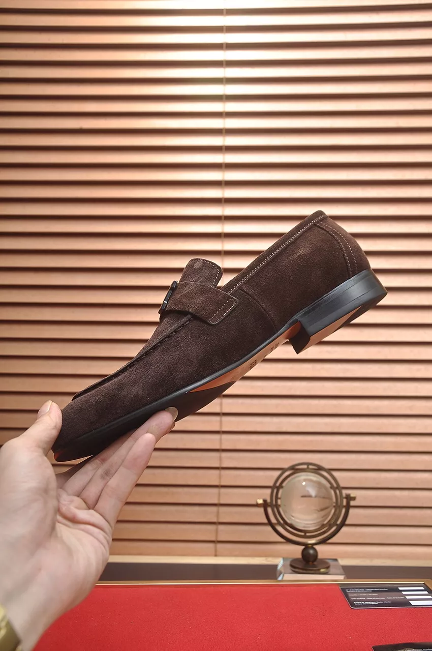 GoodFit 1558 Hermes Leather Shoes For Men
