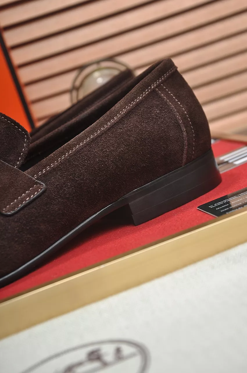 GoodFit 1558 Hermes Leather Shoes For Men