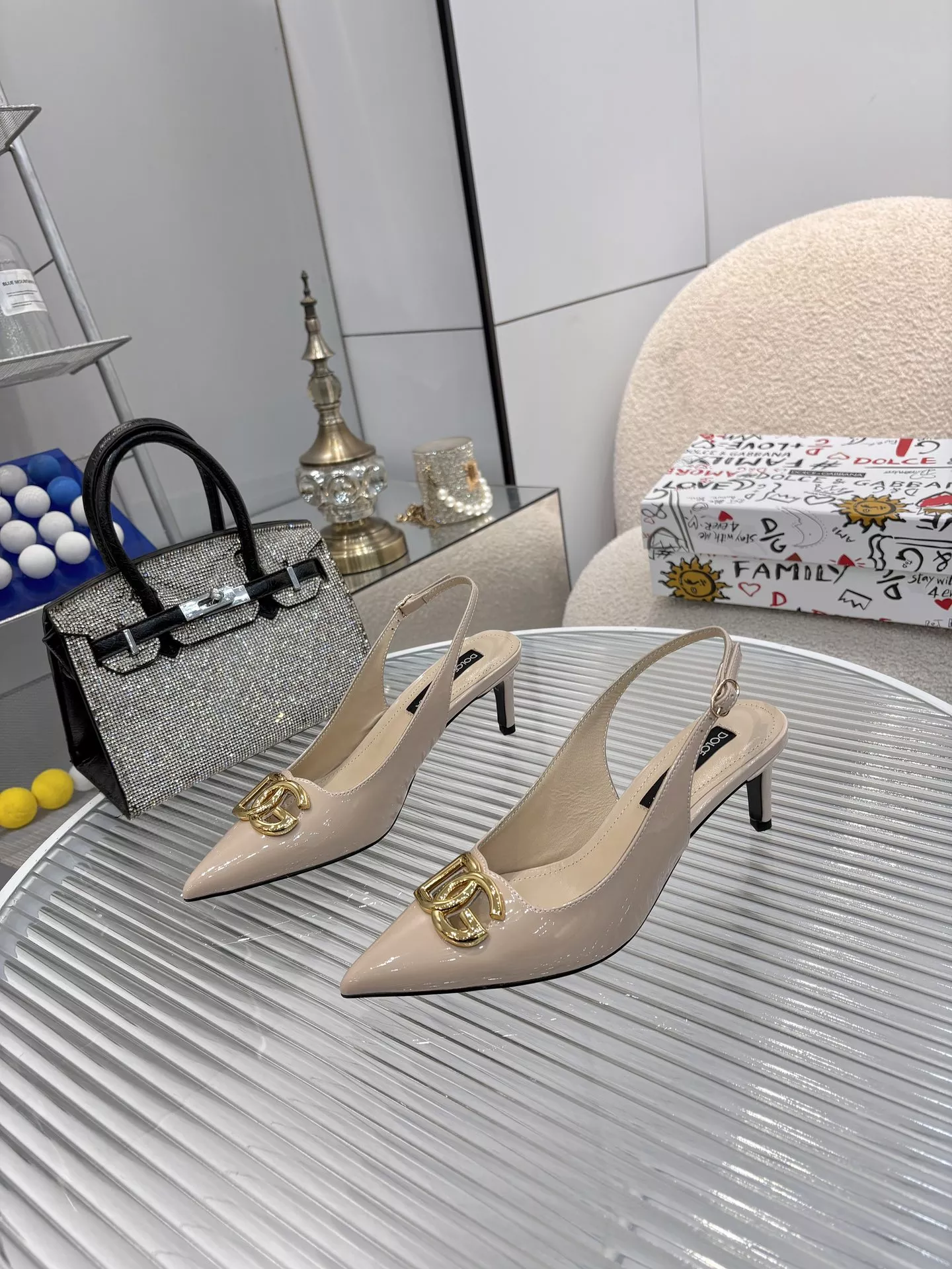 GoodFit 1751 Dolce & Gabbana D&G Slippers For Women