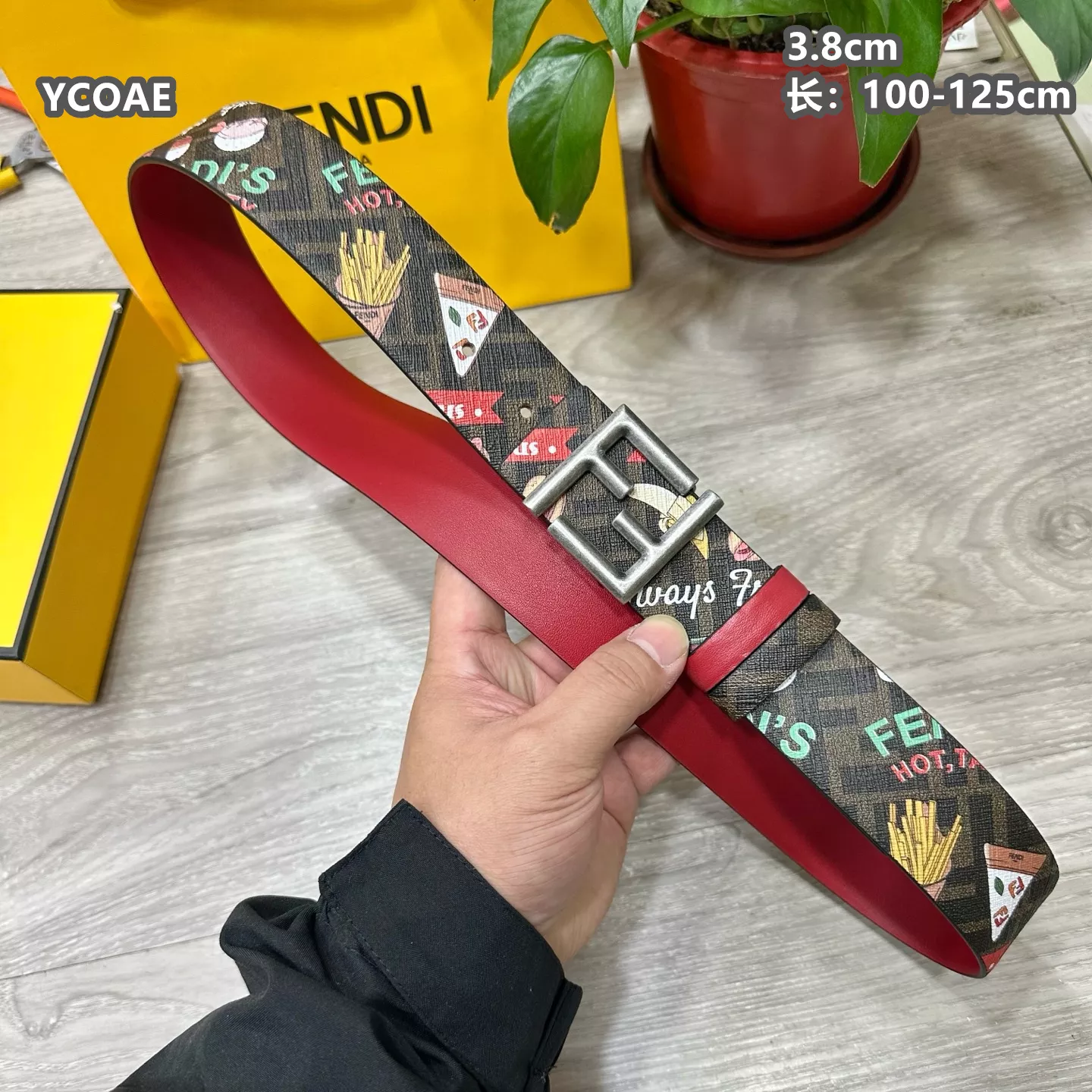 GoodFit 1975 Fendi AAA Quality Belts For Men