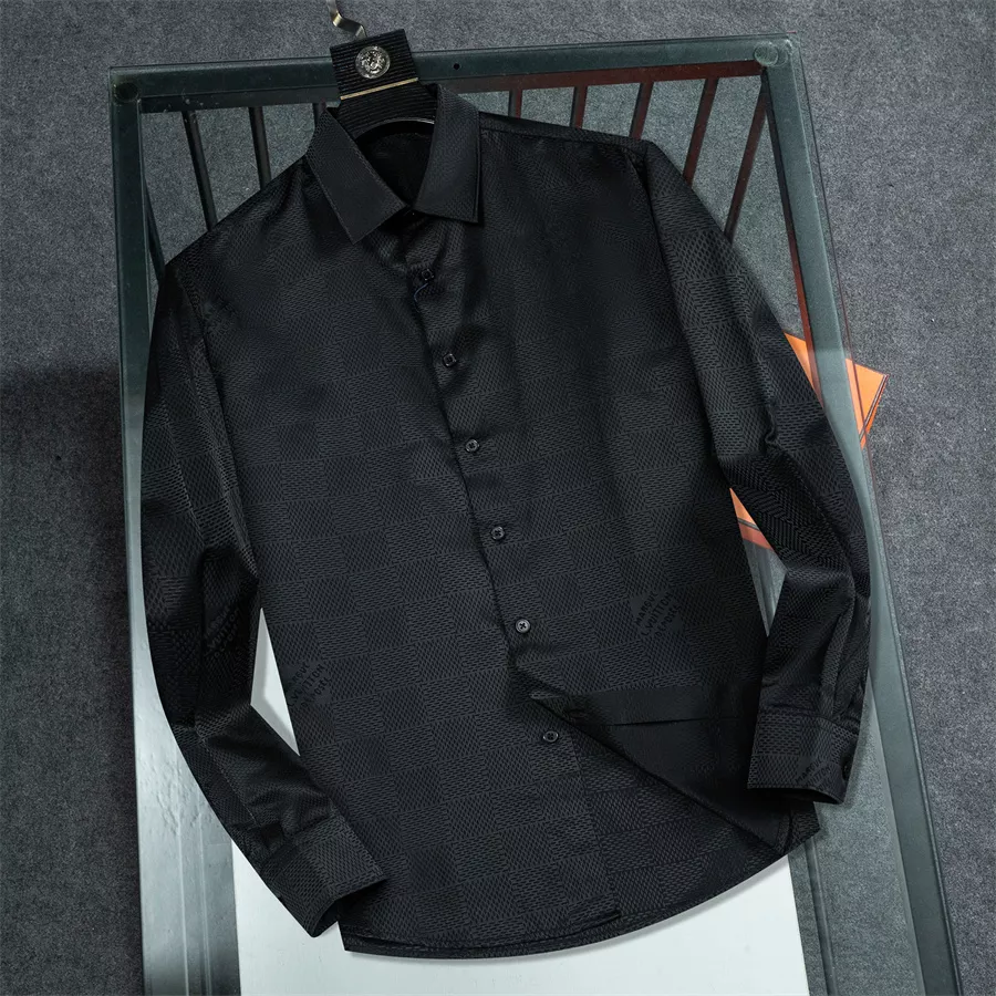 GoodFit 2512 Louis Vuitton LV Shirts Long Sleeved For Men