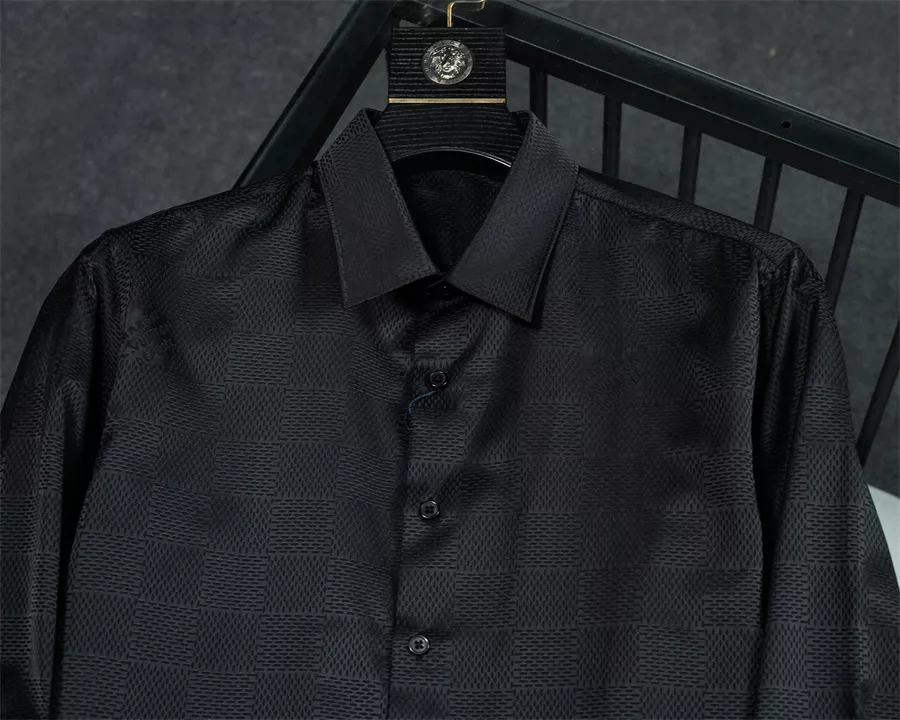 GoodFit 2512 Louis Vuitton LV Shirts Long Sleeved For Men