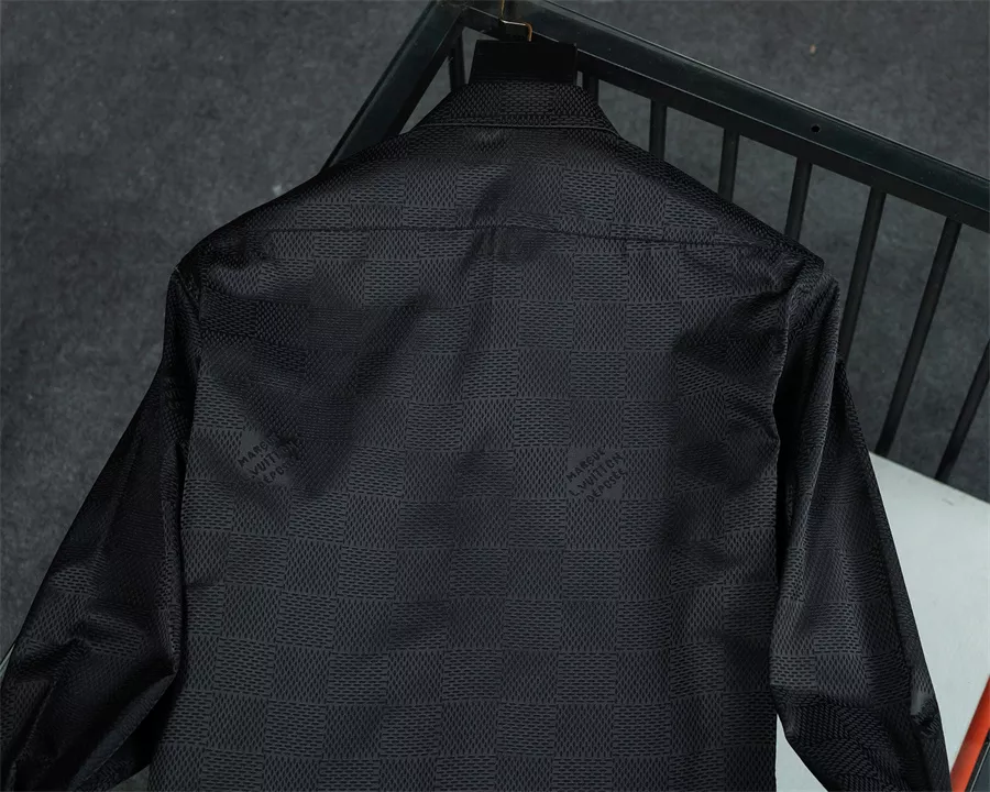 GoodFit 2512 Louis Vuitton LV Shirts Long Sleeved For Men