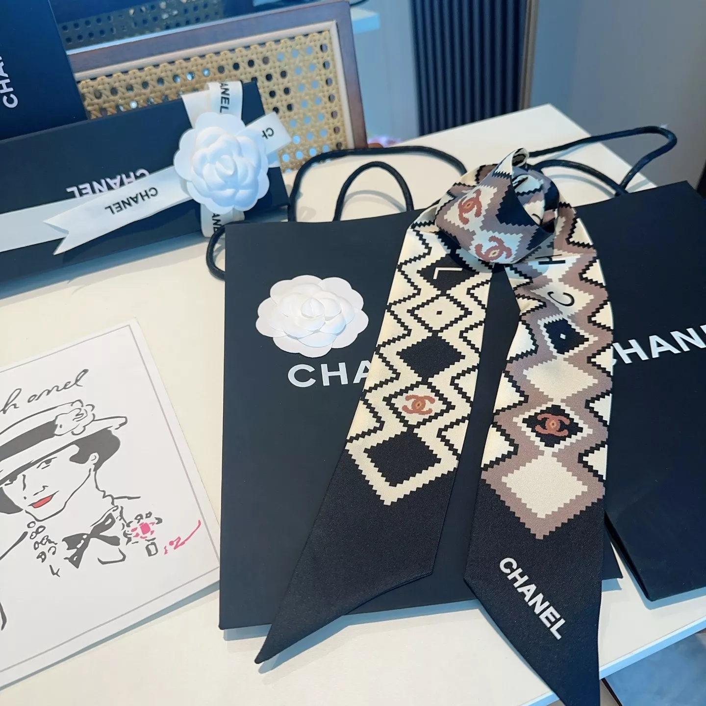 GoodFit 2796 Chanel Silk Scarf