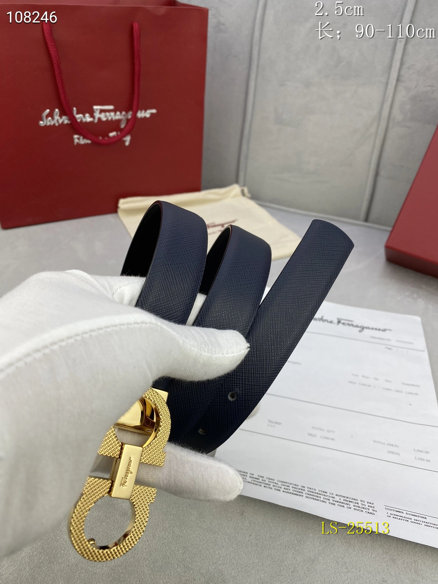 GoodFit 3742 Salvatore Ferragamo AAA  Belts