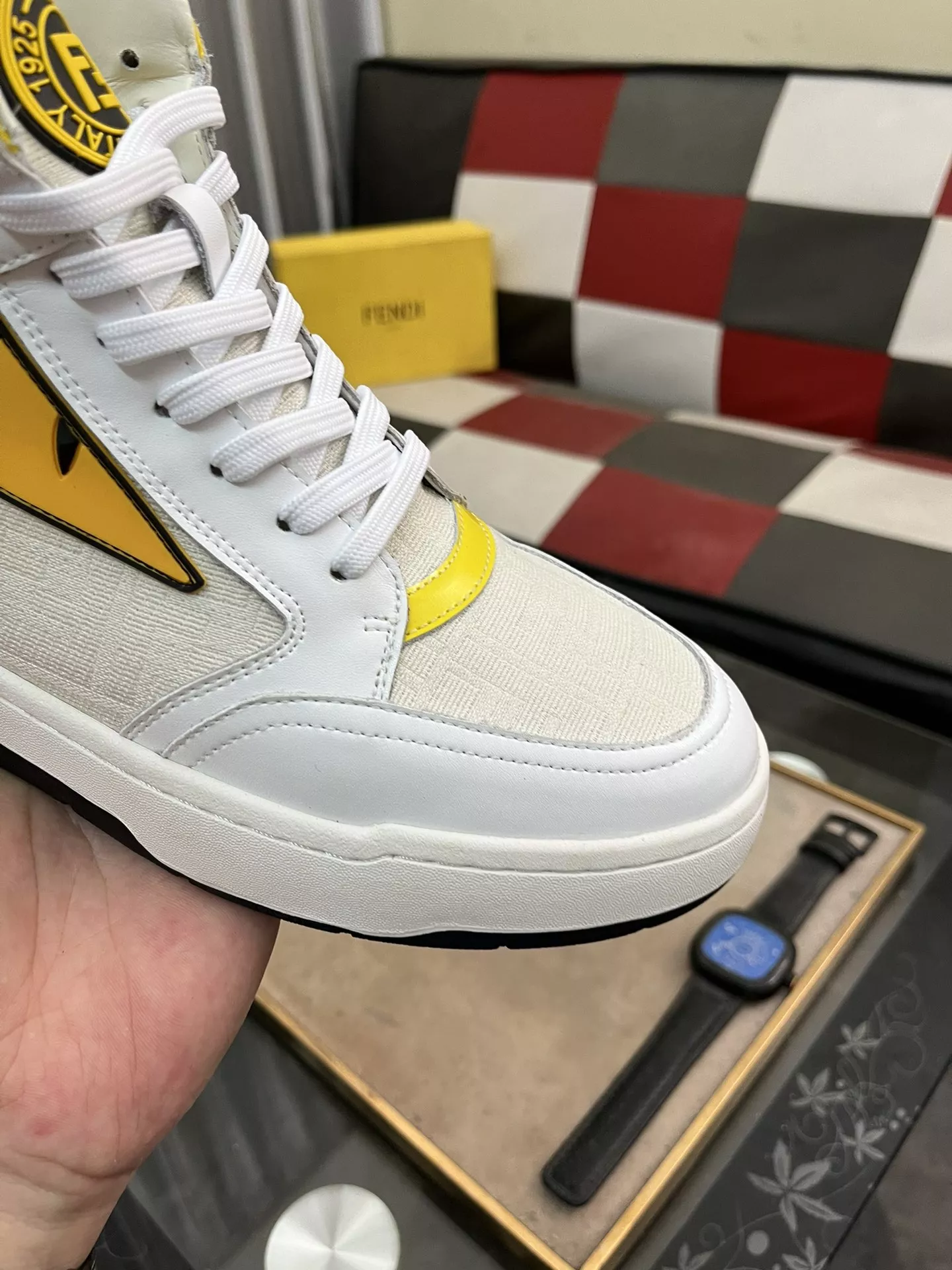 GoodFit 422 Fendi High Tops Casual Shoes For Men