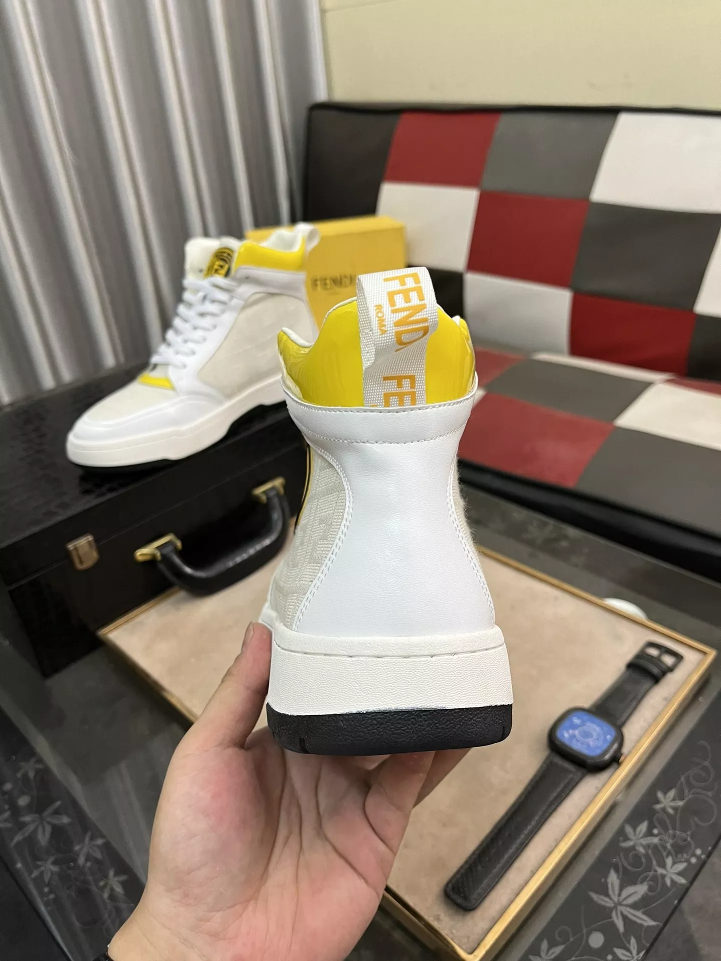 GoodFit 422 Fendi High Tops Casual Shoes For Men